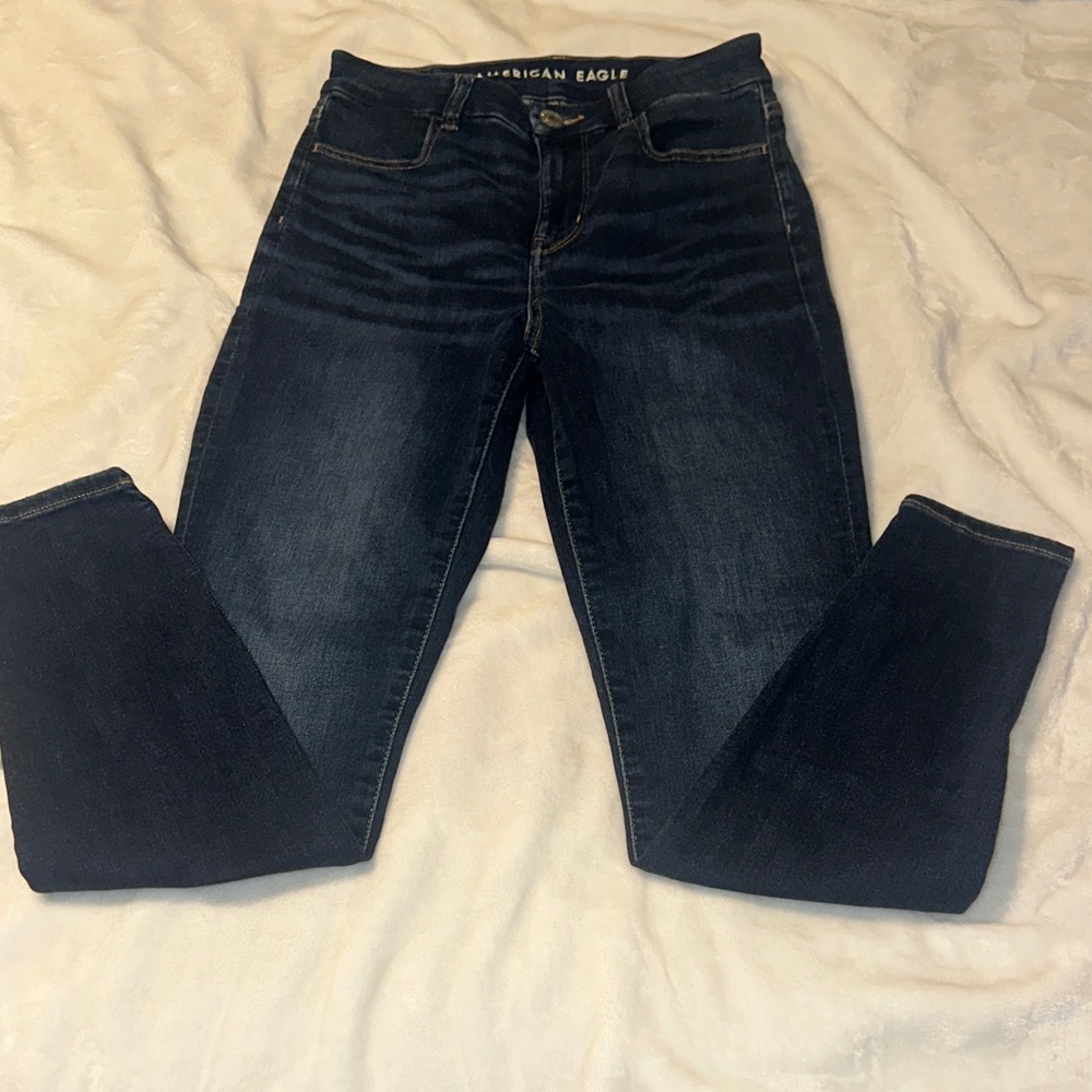 American Eagle Outfitters Dark Indigo Skinny Jeans